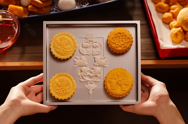 模具自制月饼成果的展示图片,高清,摄影图,摄影图片,图片大全,摄影图免费下载